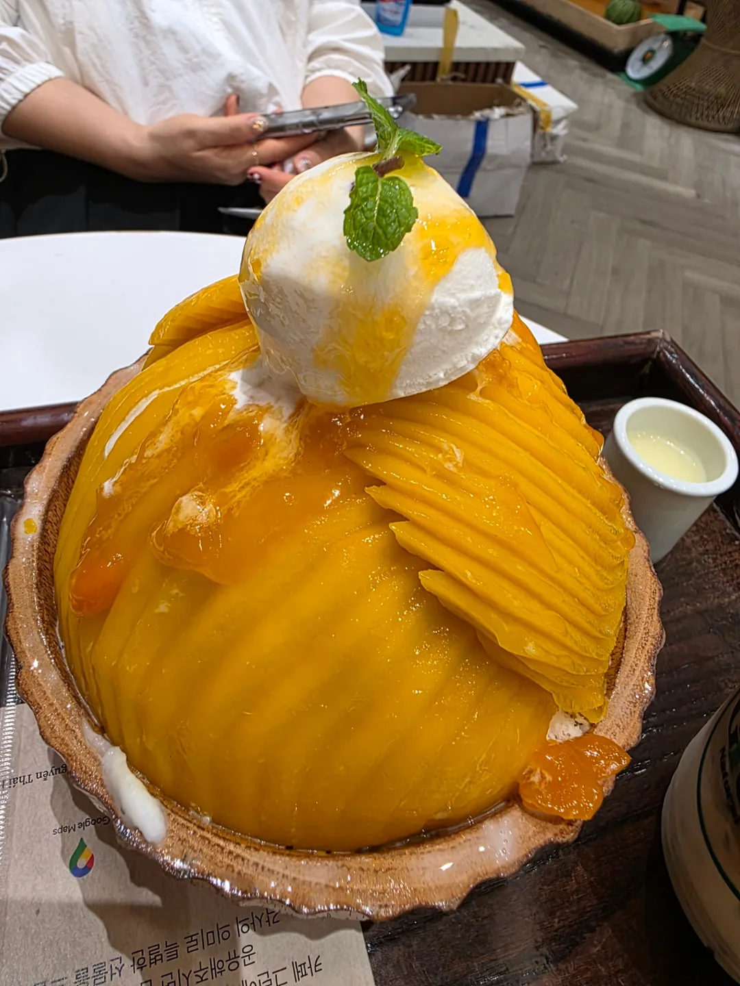 ✈️ Quán muốn ghé lại - CAFE GREEN bingsu xoài, cửa hàng chuyên trái cây - quán bingsu xoài ngon nổi tiếng