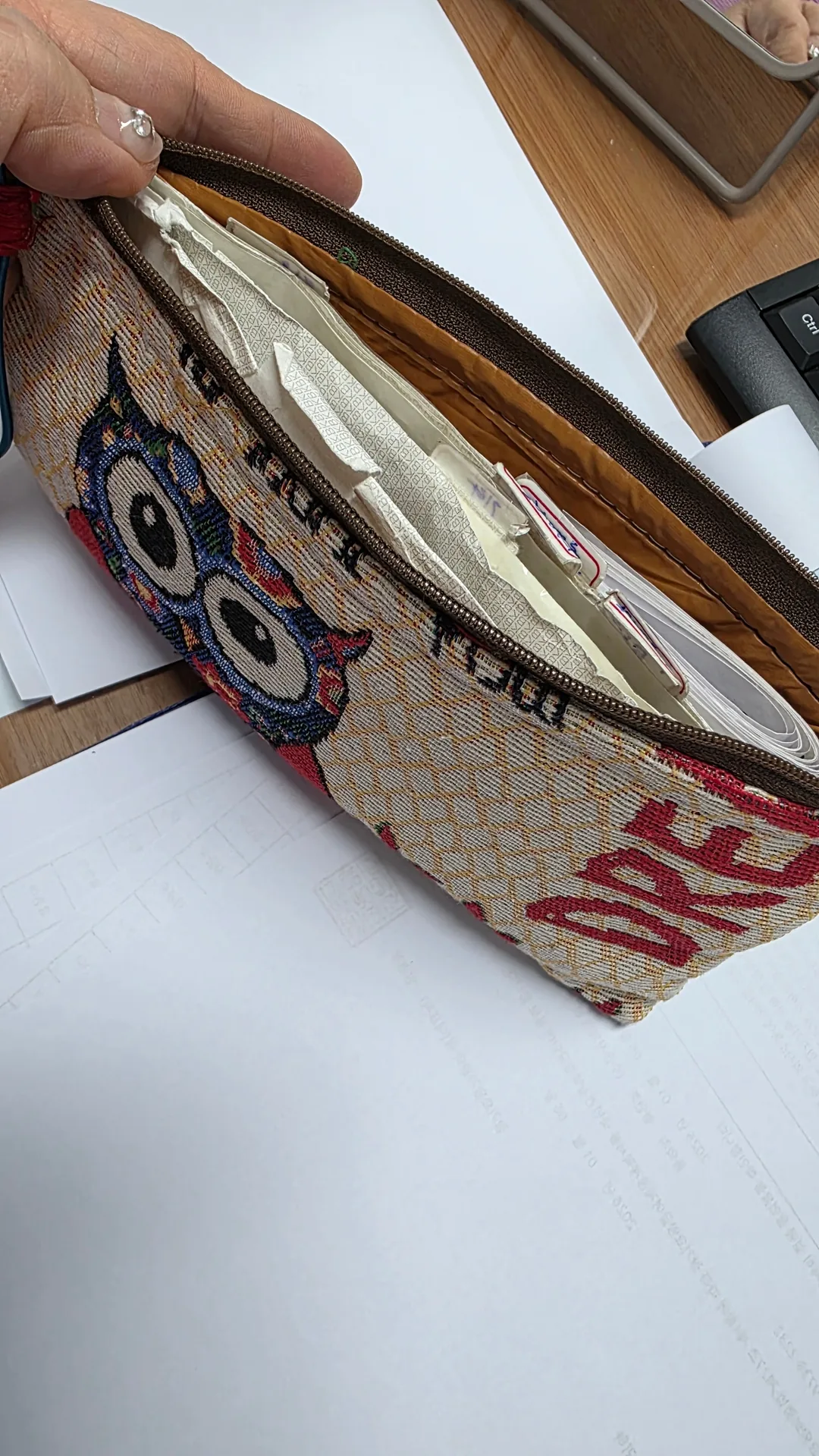 🌴 Ví tiền xu làm từ Owl Wallet