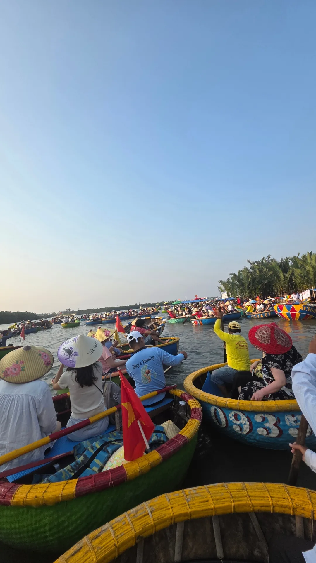 ✈️Lắc lắc lư lư!😄Thuyền thúng! Nhất định phải đi thuyền thúng dừa nhé🤩~^^