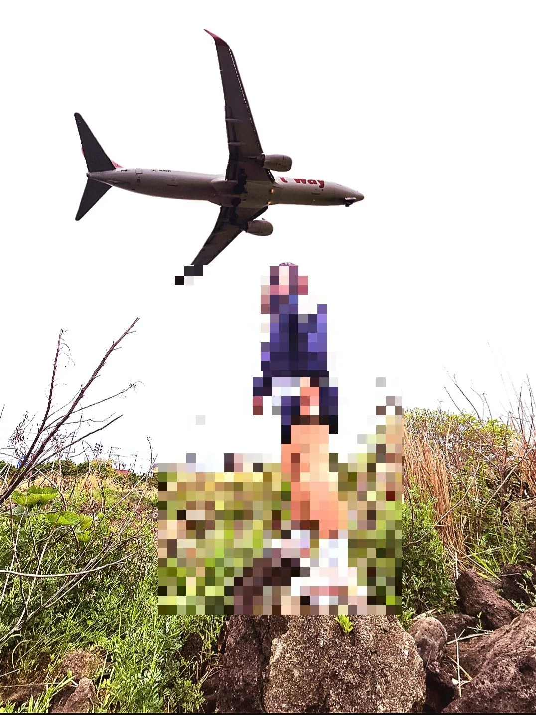 (Du lịch) Máy bay Jeju ✈️ Khu vực chụp ảnh