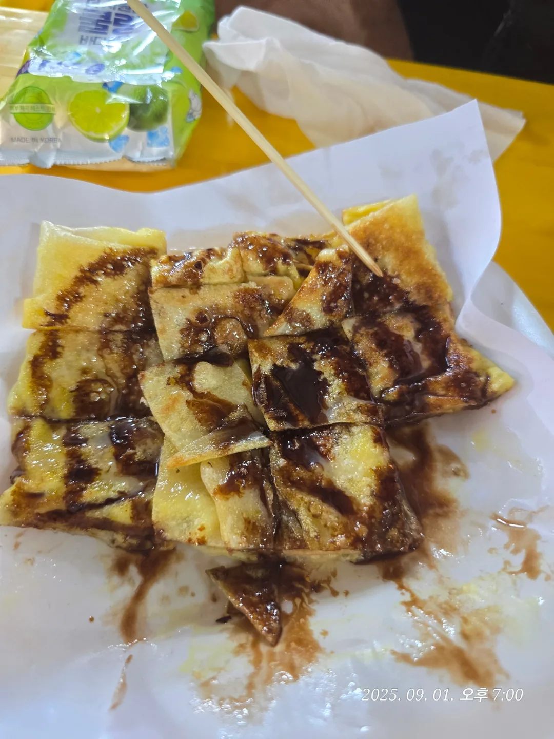 Review Đà Nẵng ✈️ Chợ đêm Sơn Trà quán chuối chiên & bánh roti ngon