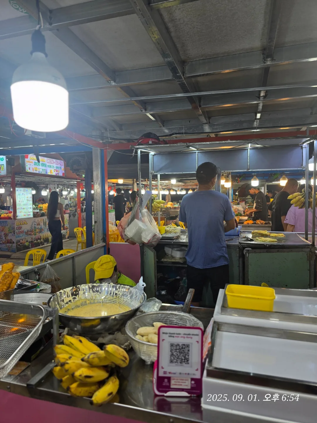 Review Đà Nẵng ✈️ Chợ đêm Sơn Trà quán chuối chiên & bánh roti ngon