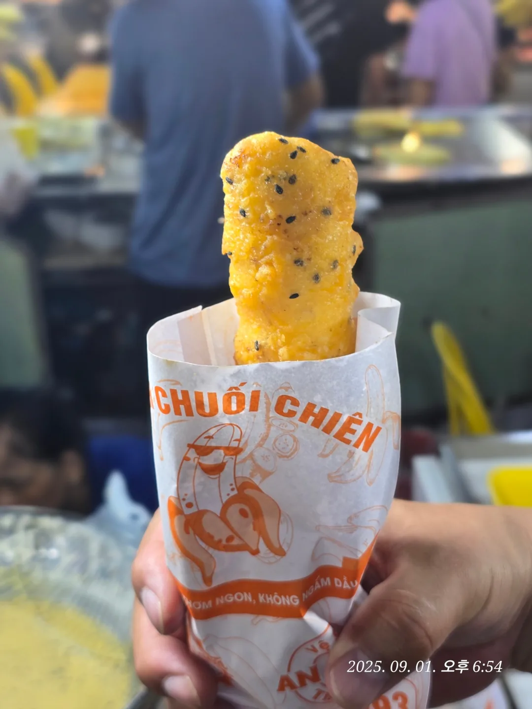 Review Đà Nẵng ✈️ Chợ đêm Sơn Trà quán chuối chiên & bánh roti ngon