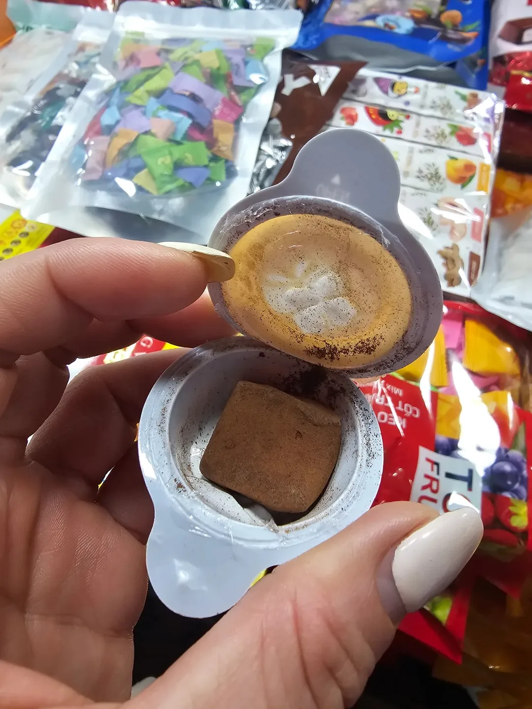 Review Đà Nẵng ✈️ Chợ đêm Sơn Trà cà phê cappuccino caramel