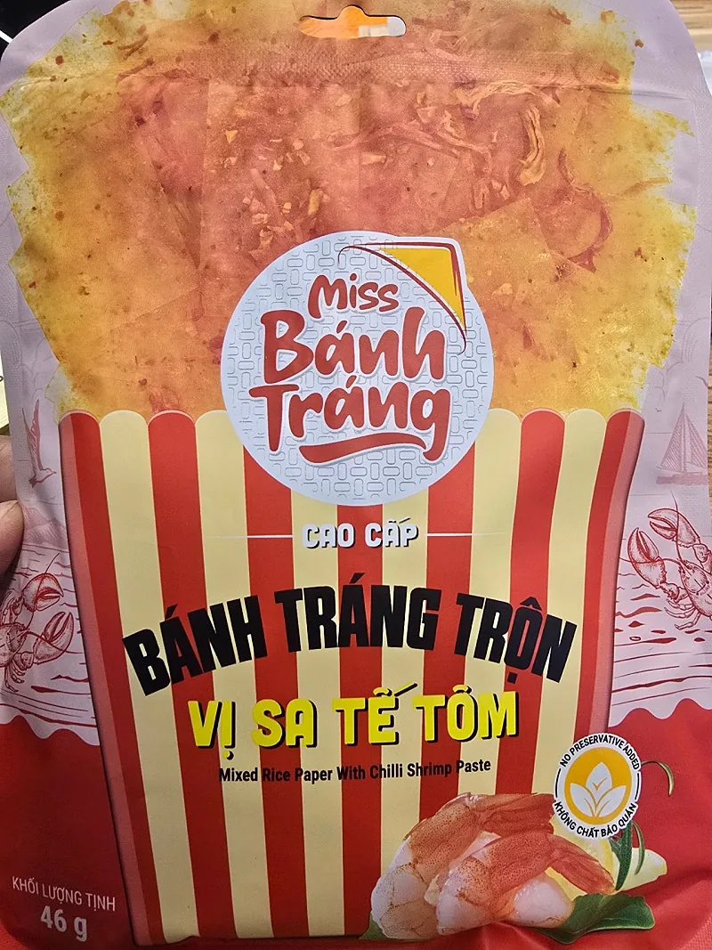 Review Đà Nẵng ✈️ Snack Bánh Tráng Trộn Jolly Mart