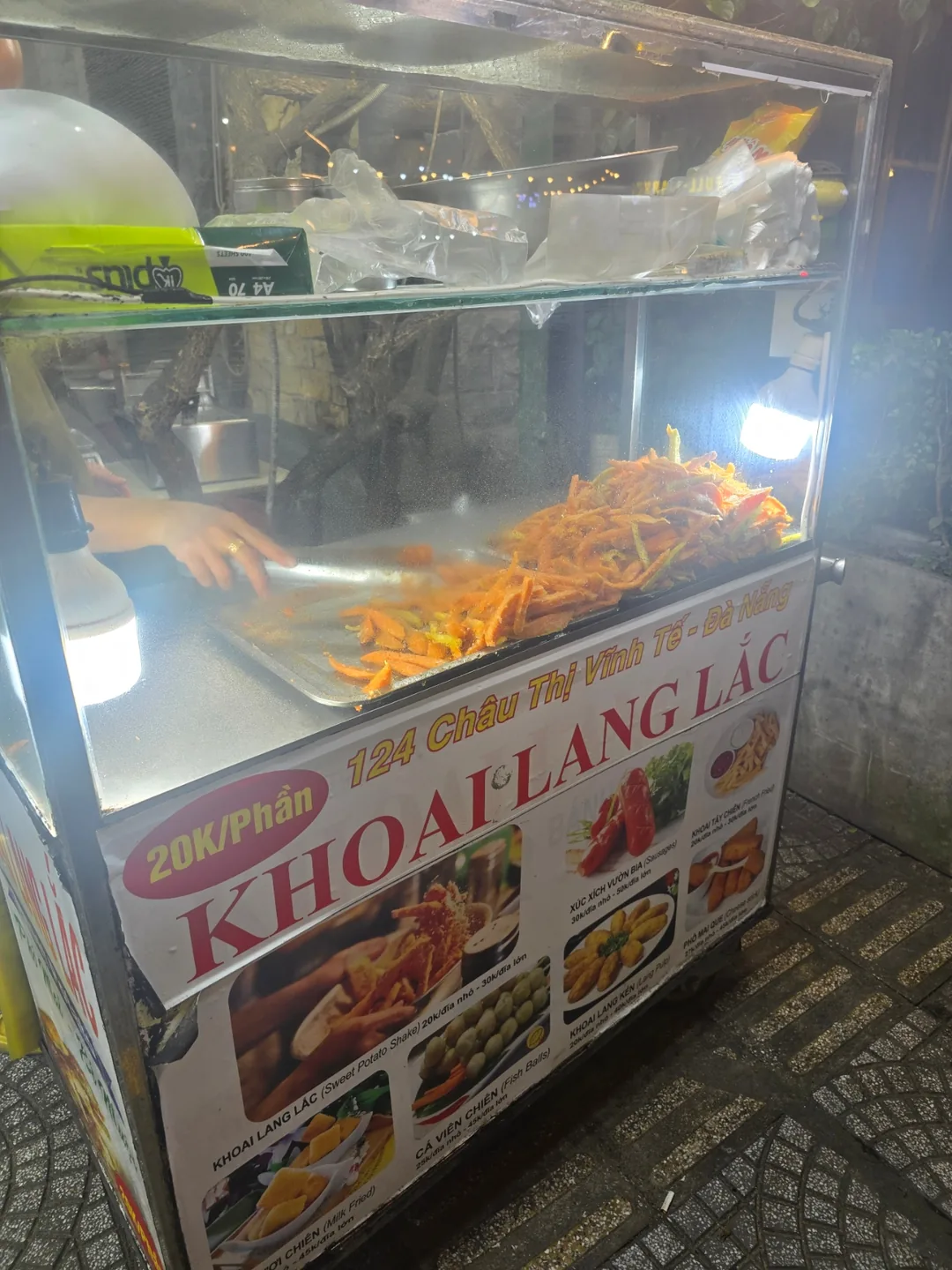 Review Đà Nẵng❣️Khoai lang chiên (kiểu chuck chips)
Khoai lang lắc (potato)