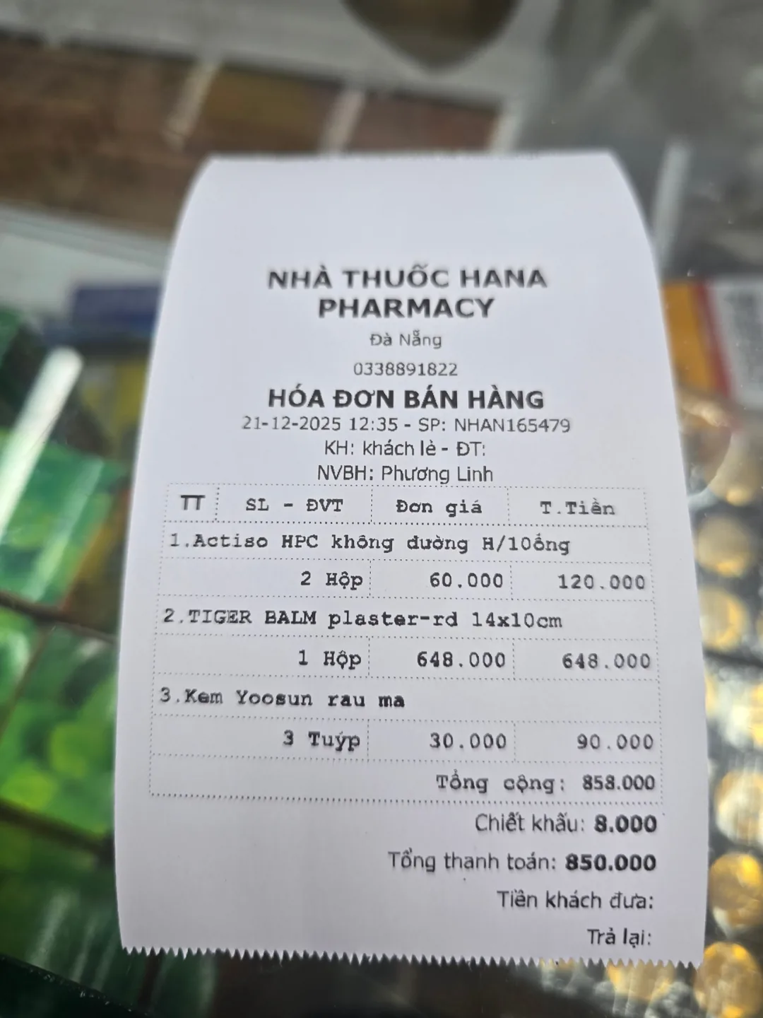 Review Đà Nẵng❣️Mua sắm tại nhà thuốc Hana Pharmacy