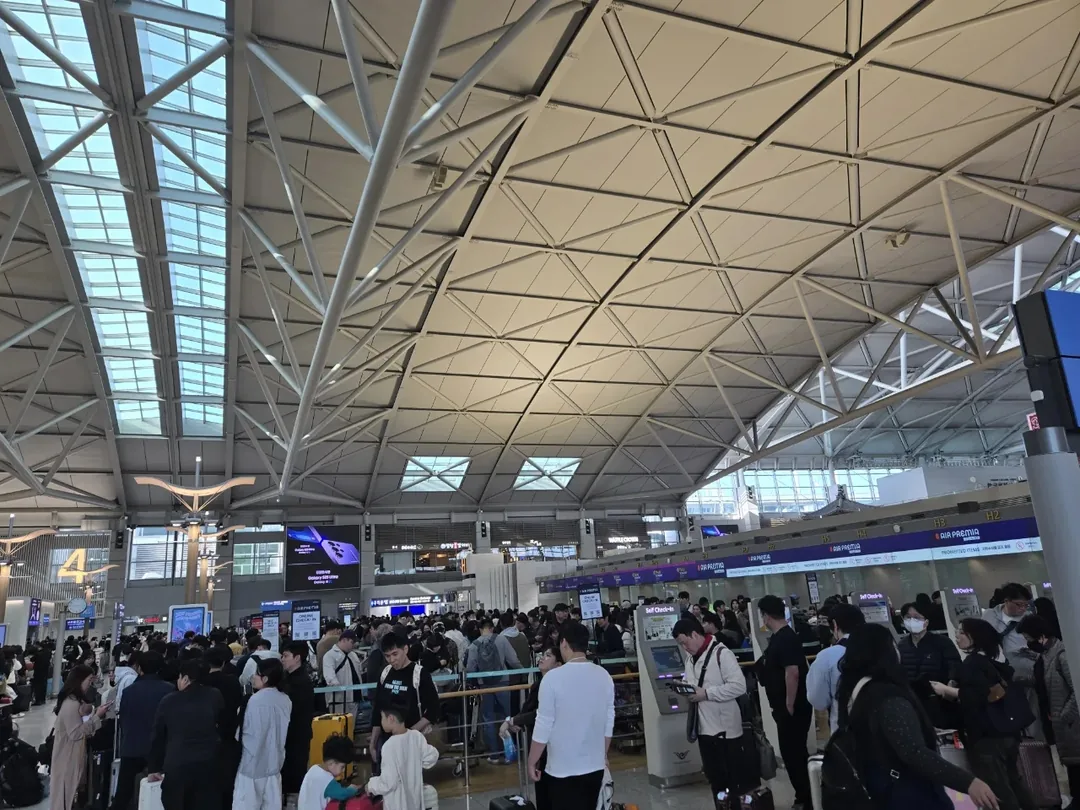 🇻🇳✍️ Nhật ký chuyến đi 8, review 5. Sân bay Incheon nhà ga 1 đông nghẹt luôn ㅠ