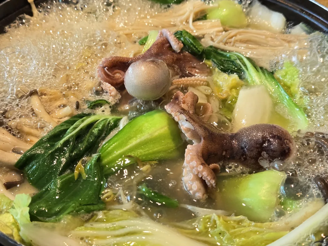 🐙 Bữa tối hôm nay (Lẩu shabu-shabu bạch tuộc jjukkumi)