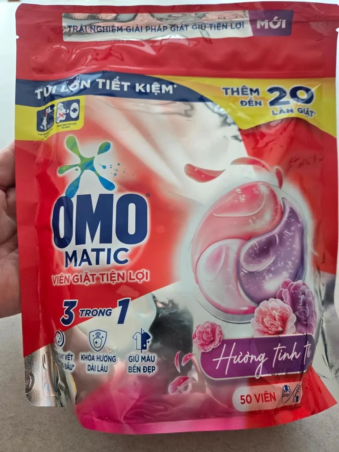 🇻🇳✍️ Đánh giá 8 hướng 50. Mua sắm tại Lotte Mart "Viên giặt OMO