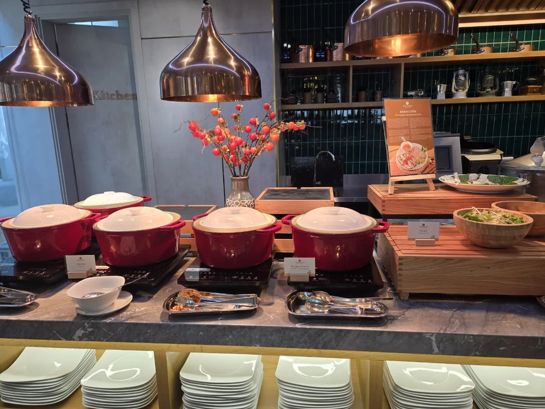 🇻🇳 (Đánh giá phòng 9) Bữa sáng khách sạn Phú Long Luxury