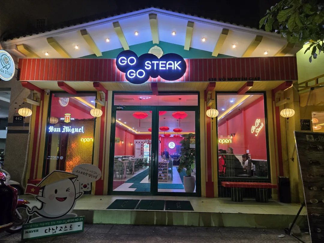 🇻🇳 (Đánh giá phòng 9) Quán bít tết ngon GoGo Steak Danang‼️