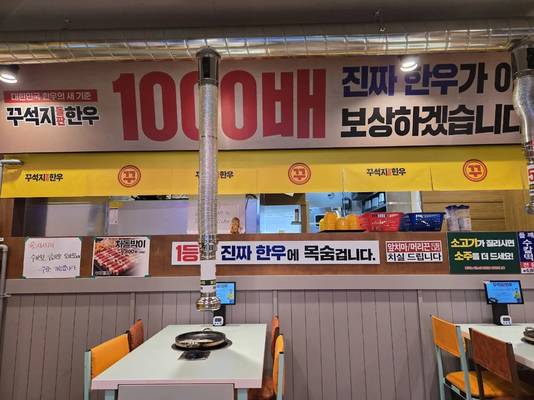(Du lịch 2) Thịt bò Hàn Quốc nướng đá Kkuseokji