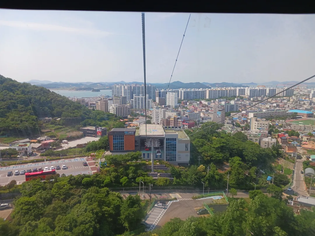 Cáp treo trên biển Mokpo