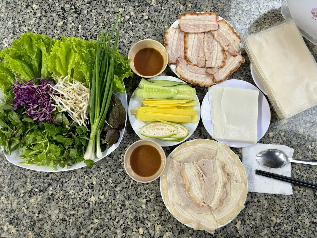 BÁNH TRÁNG THỊT HEO – Món ăn dân dã, đậm đà hương vị Quảng Nam – Đà Nẵng