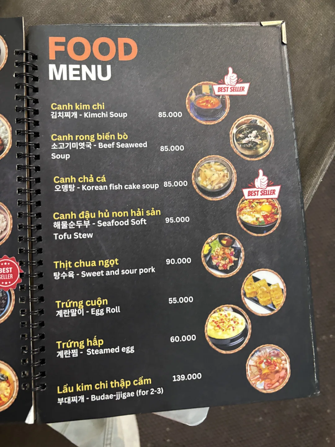 Gợi ý quán ăn Hàn Quốc ngon ở Việt Nam