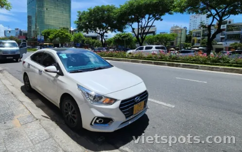 ✈️Đón từ sân bay về Hội An. Còn dùng được cả coupon chào mừng của BeSpot nữa hihi🚗