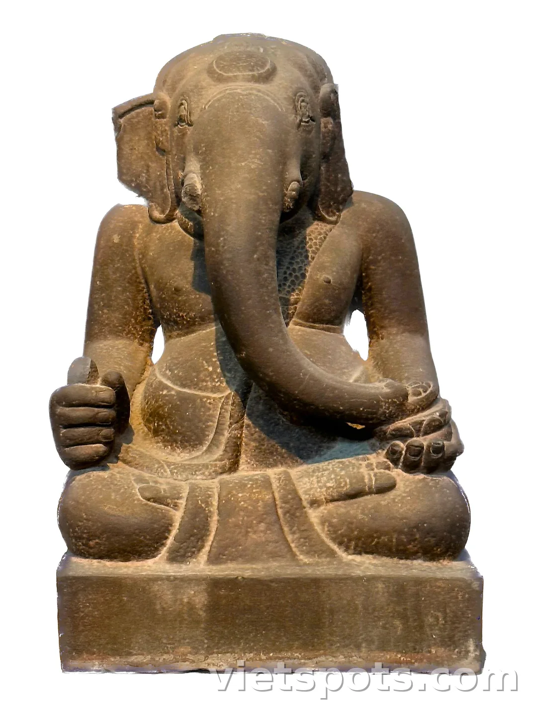 Tượng thần Ganesha của người Chăm trong bảo tàng