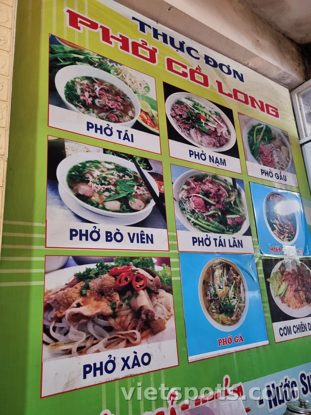 Phở ngon nhất mà tôi từng ăn.