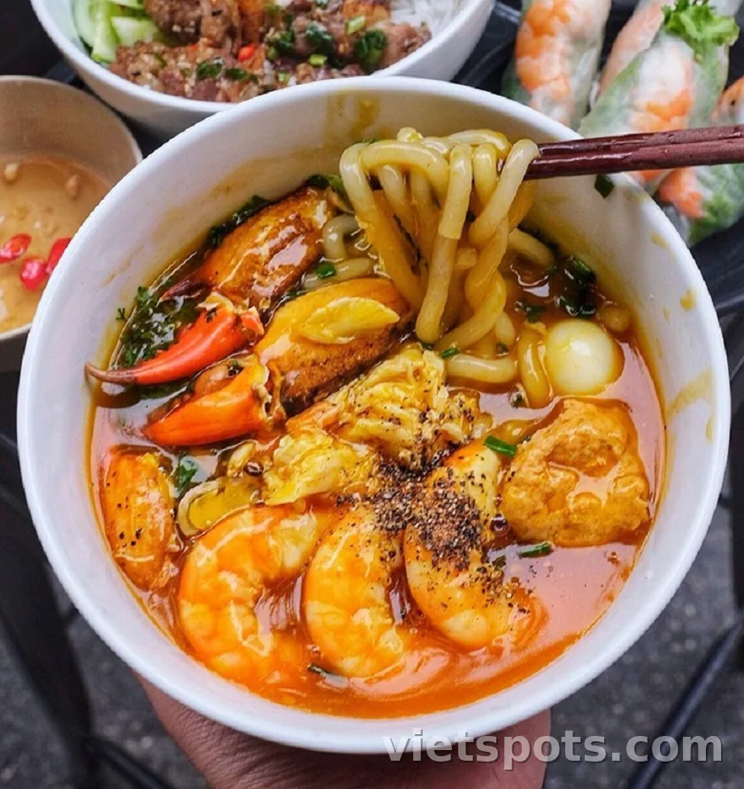 🦀 Bánh canh cua – Tô nóng hổi đậm vị giữa lòng Đà Nẵng