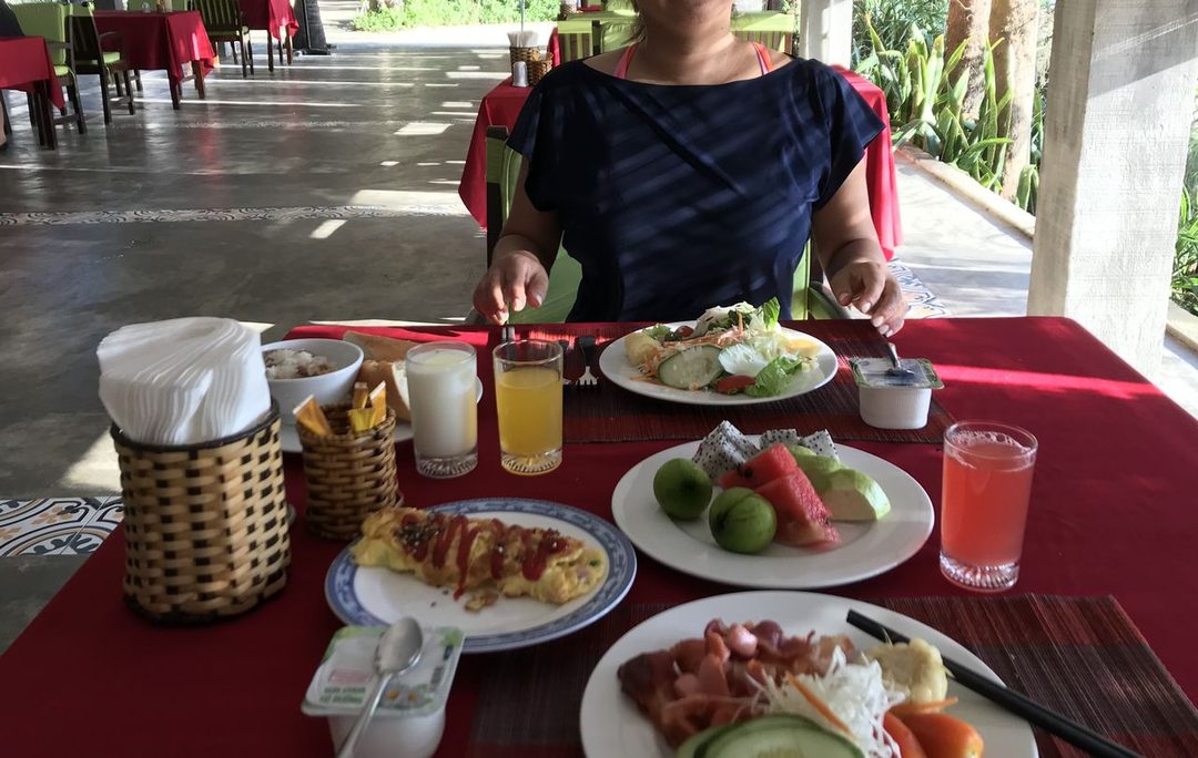 Lang Co Beach resortの朝食