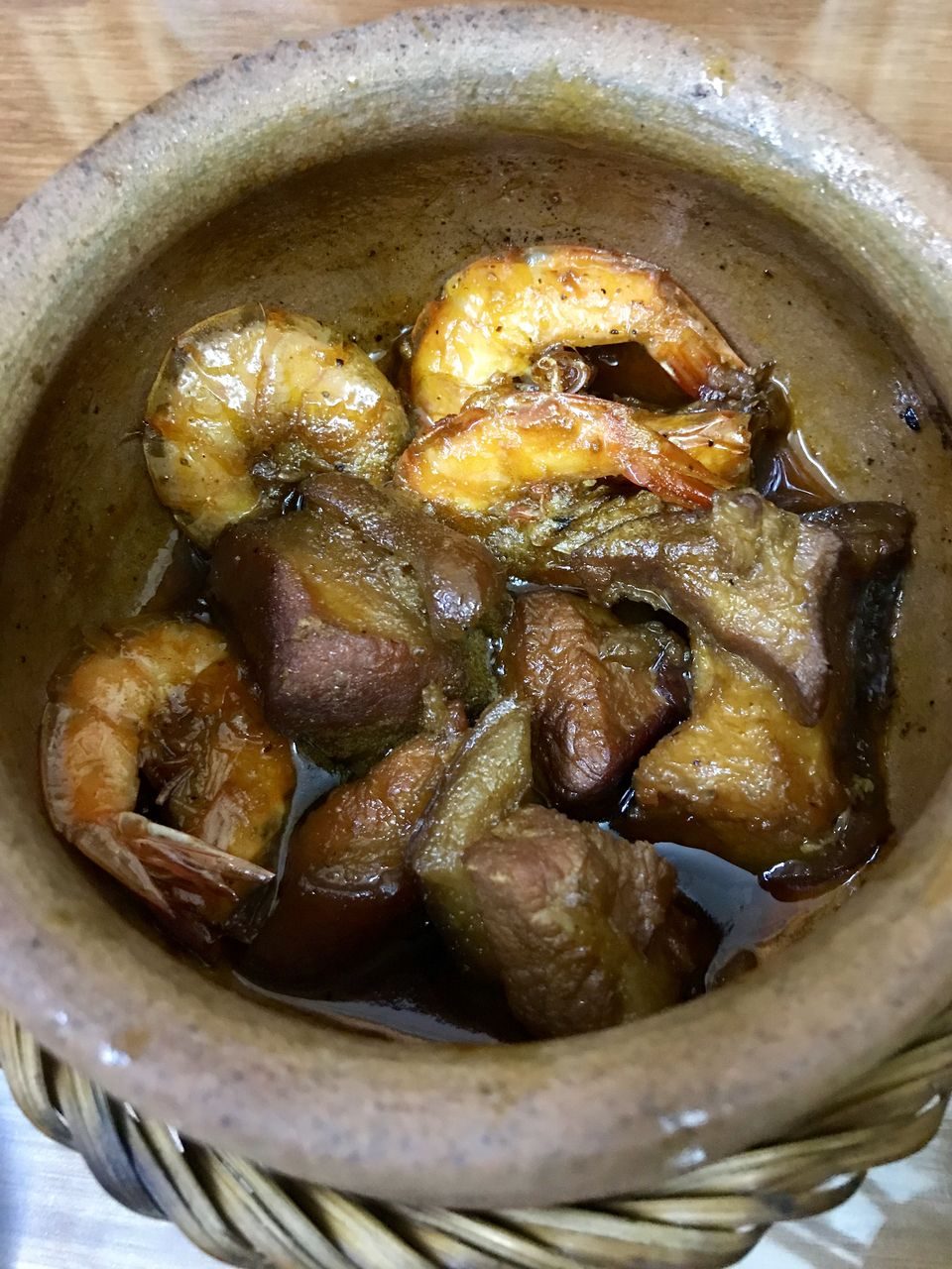 エビと豚肉