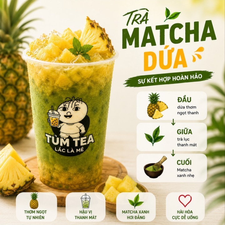 Pineapple Matcha Tea