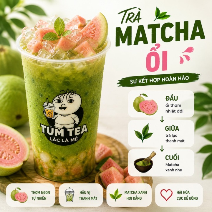 Guava Matcha Tea