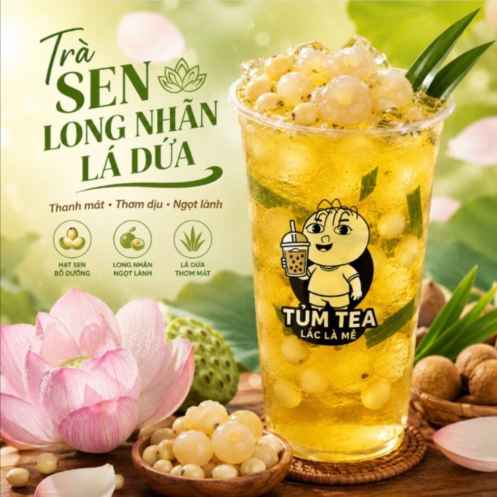 Lotus Seed, Longan & Pandan Tea