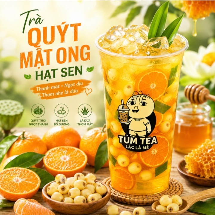 Tangerine, Honey & Lotus Seed Tea