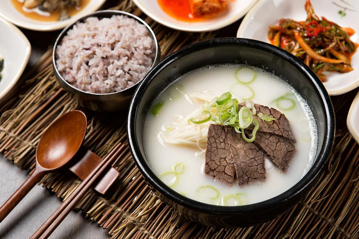 Súp gân bò