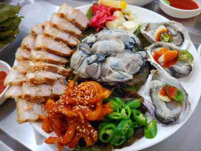Bossam hàu thảo mộc (chashu) (lớn) 🐖 mì khay+rau+nước