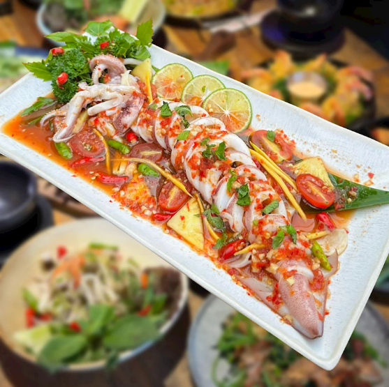 14 Mực sốt Thái