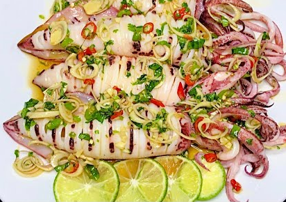 19 Mực cơm sốt Thái