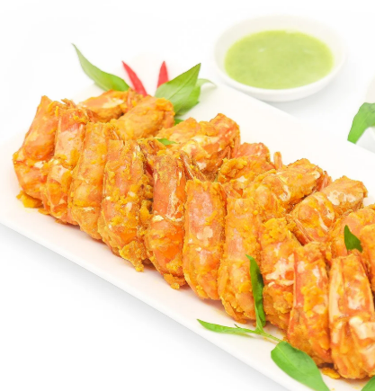24 Tôm sốt trứng muối