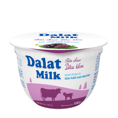 Dalatmilk โยเกิร์ต มัลเบอร์รี 100g