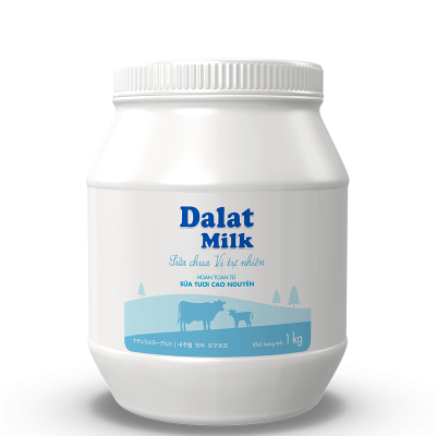 Dalatmilk โยเกิร์ต รสธรรมชาติ 1kg