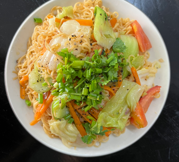 บะหมี่ผัดผัก