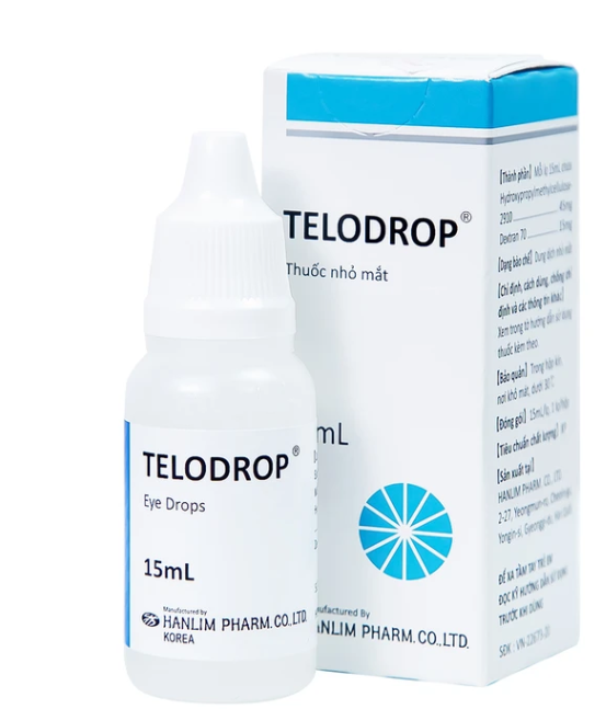 Thuốc nhỏ mắt Telodrop Hanlim điều trị chứng khô mắt (15ml)