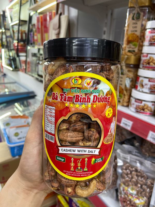 Ba Tam Bình Dương Hạt Điều Rang Muối 500g