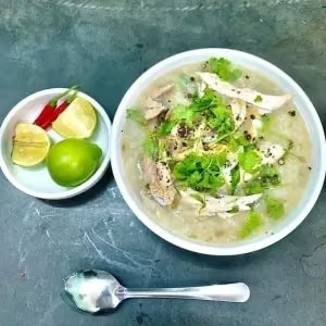Cháo lòng gà