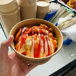 Mì trộn sate