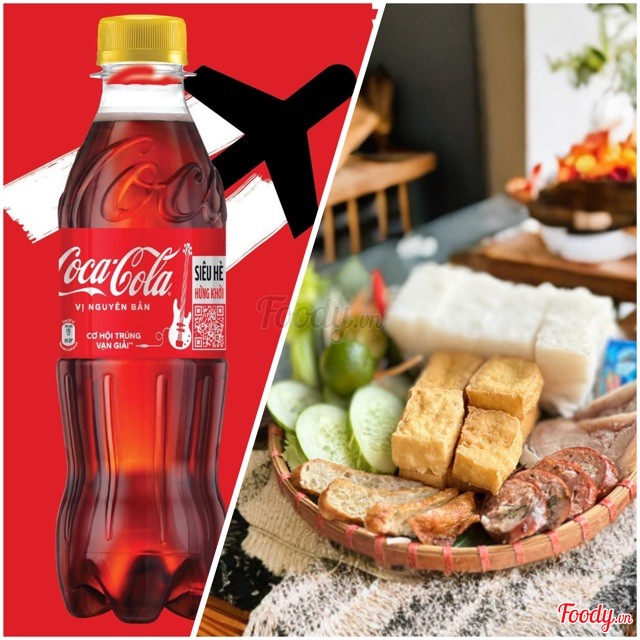 Combo 2 Bún đậu mắm tôm nhỏ + 2 Coca-Cola