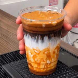 Карамельный латте