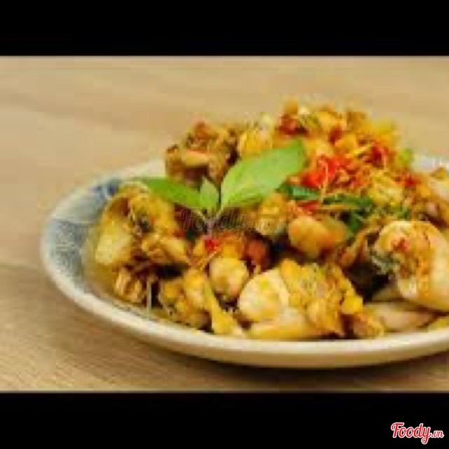 Rice with Frog Stir-fried with Lemongrass & Chilli