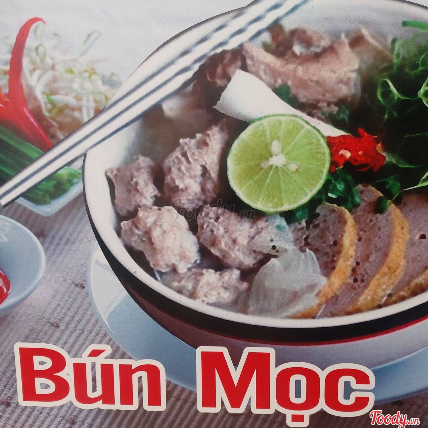 Bún Mọc – Rice Vermicelli with Pork Meatballs
