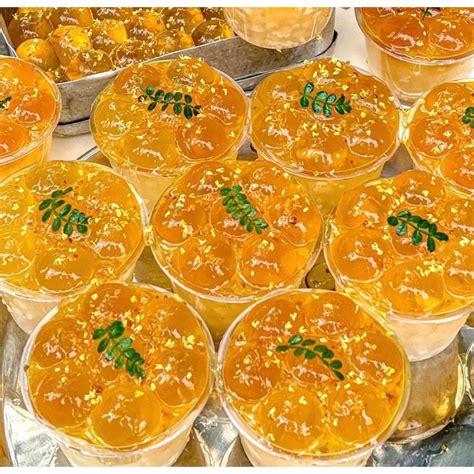 Apricot Tea with Osmanthus Jelly