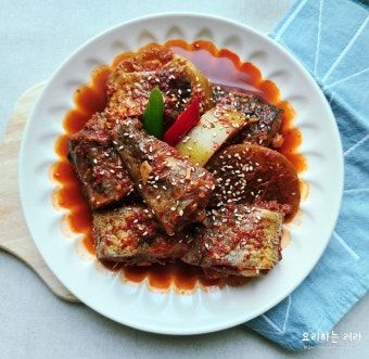 Cá minh thái khô kho củ cải