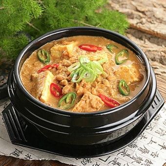 Set canh tương đậu lên men