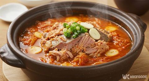Canh kim chi thịt heo